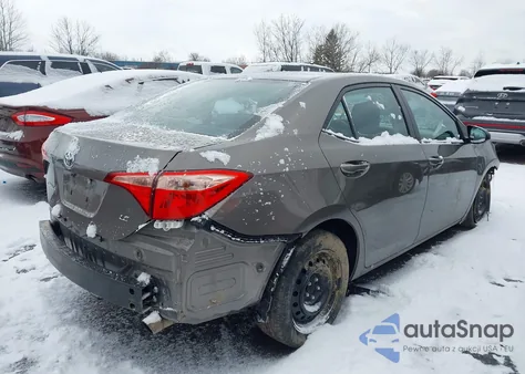 2018 Toyota Corolla Le z USA, uszkodzony, nr VIN 2T1BURHE9JC123563